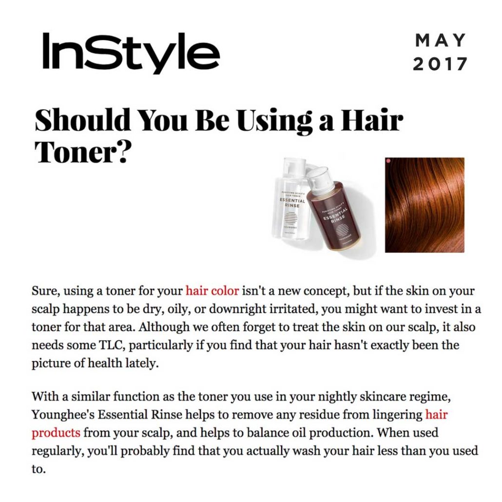 Instyle Essential Rinse By Younghee