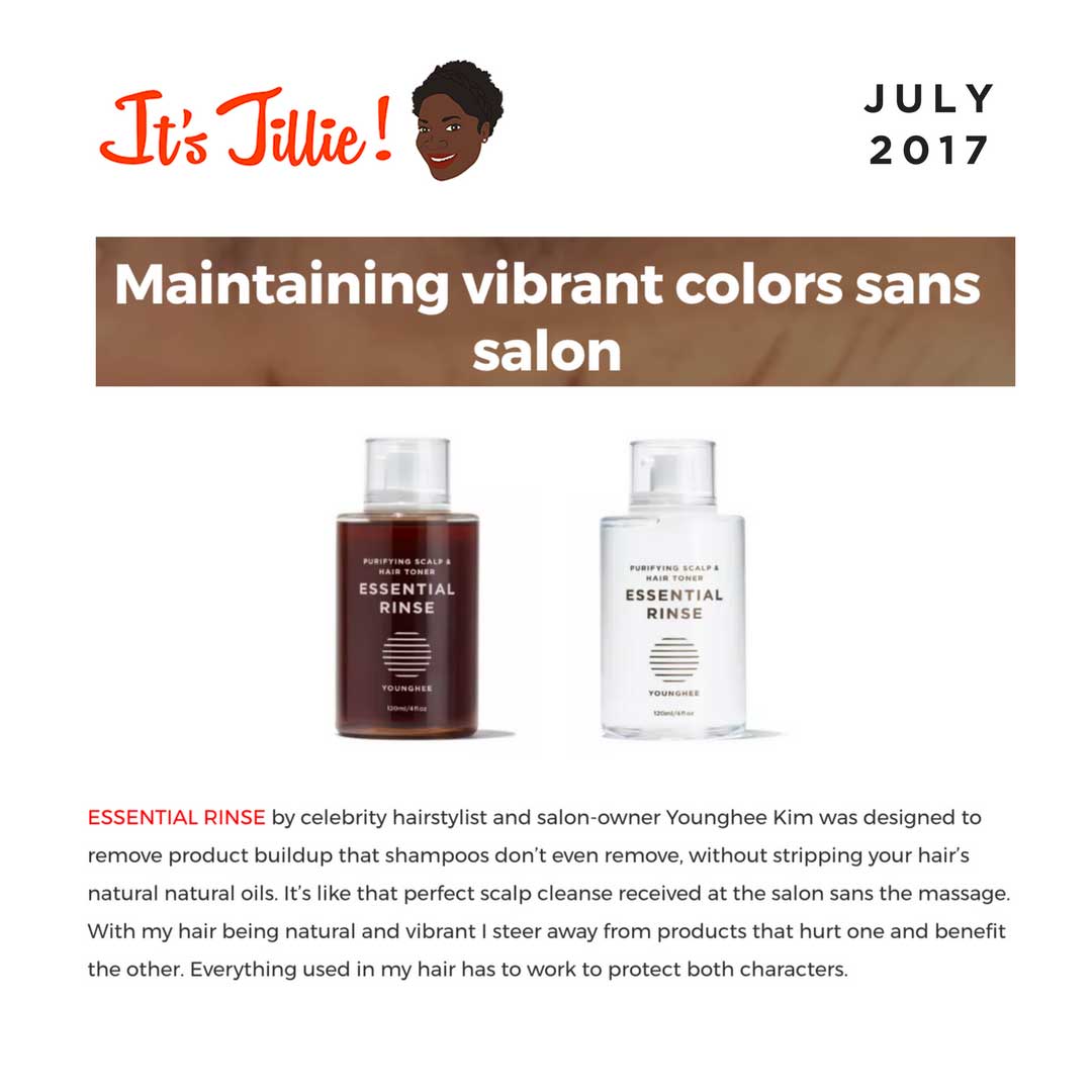 It S Tillie Essential Rinse By Younghee